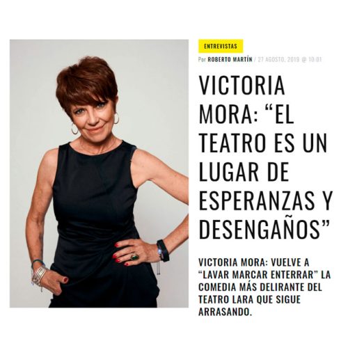 Representante Victoria Mora, Actriz, Tinglao Management, Madrid